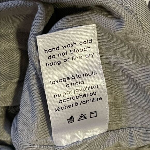 NWOT Naked wardrobe cropped gray short sleeve T-shirt size large - Picture 7 of 8